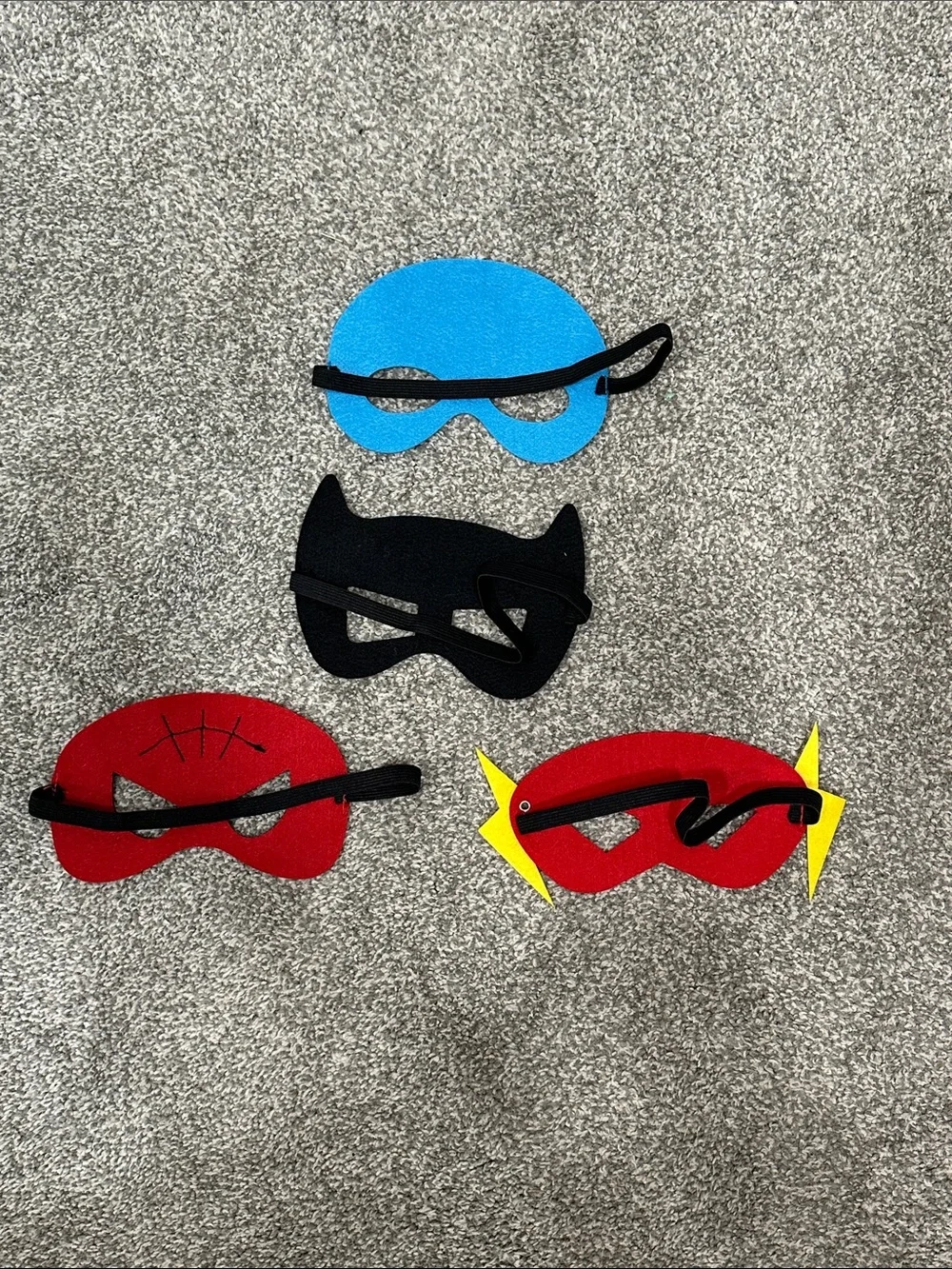 Kids Superhero Cape and Mask Lot - Batman Flash Captain America Dress Up Costume